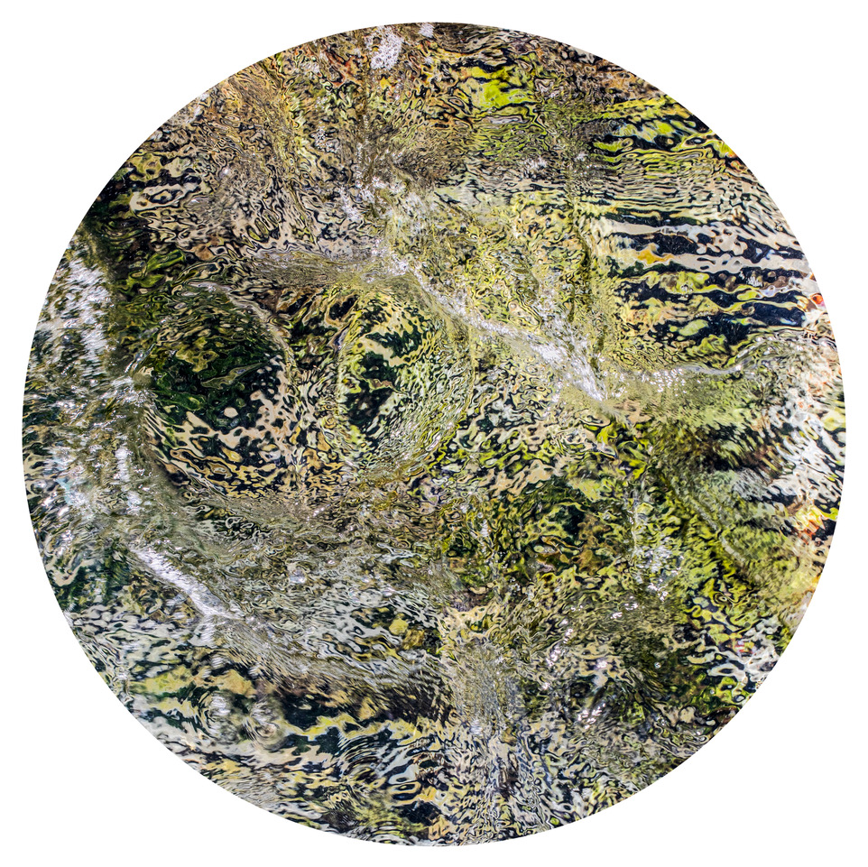 Whirlpool (Clovelly Bay Marine Reserve) Archival photograph digitally printed onto 102 cm diameter Chromaluxe aluminium circle $2500